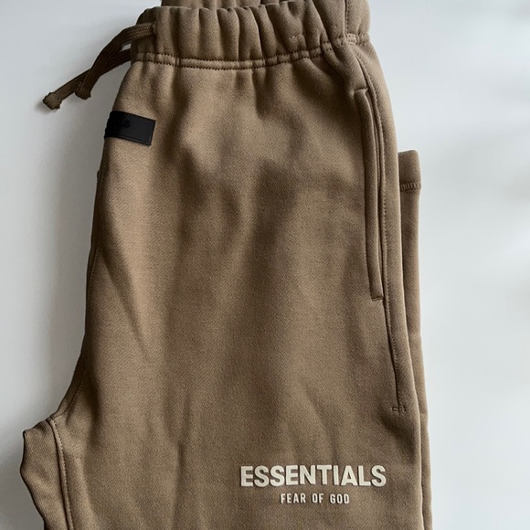 ESSENTIALS Brown relaxed lounge pants (kids) - Picture 1 of 3